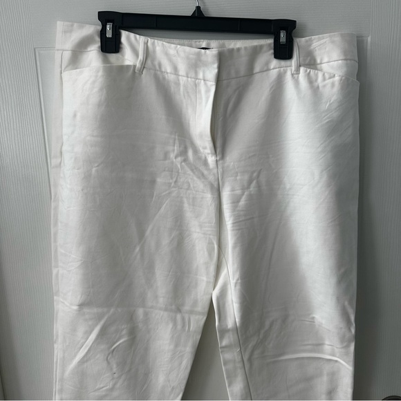 Liz Claiborne Pants - Liz Claiborne White Trousers Sz 14 | Career Pants Mid Rise Straight Leg Workwear
